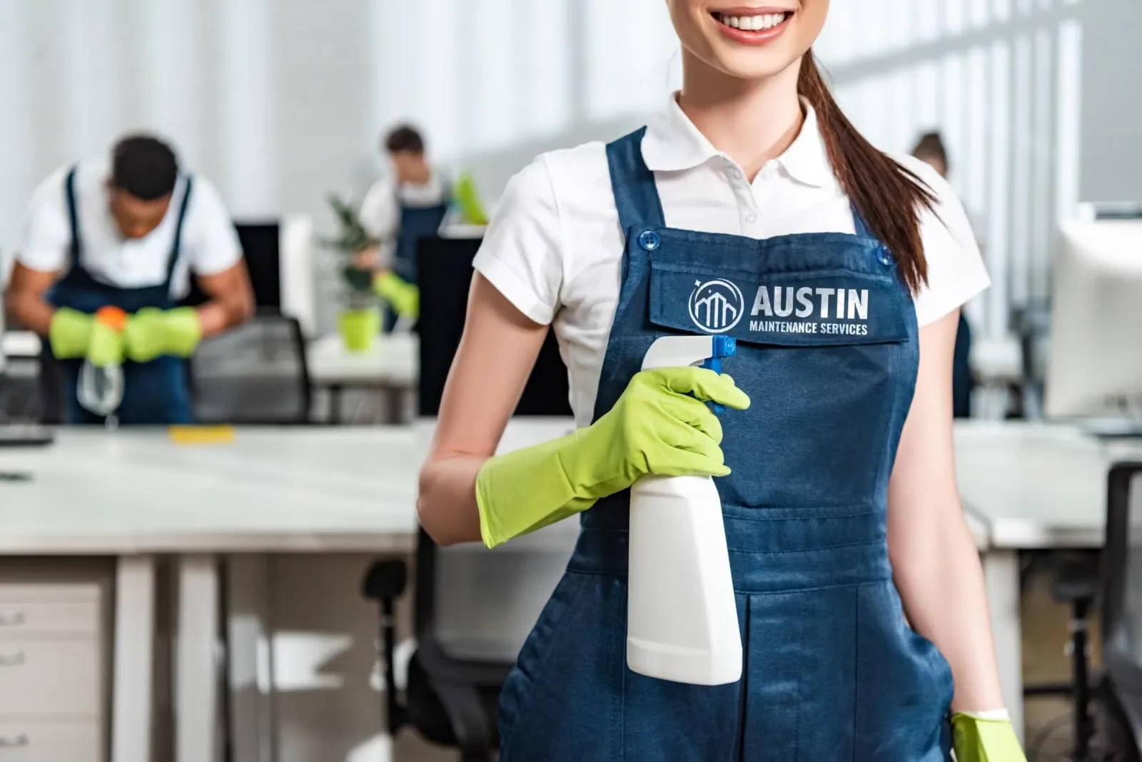 Austin Maintenance crew member at work